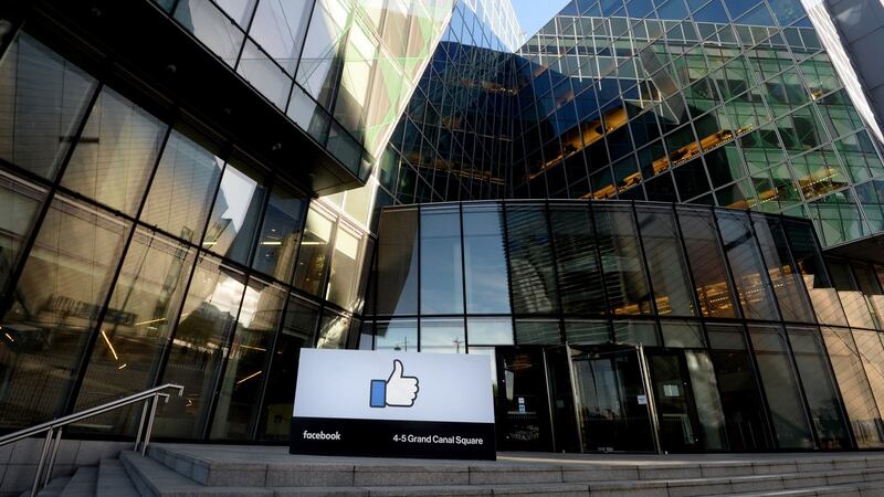 Facebook offices at Grand Canal Square in Dublin. The company said it would allow employees to work from anywhere once the pandemic was over. Photograph: Cyril Byrne