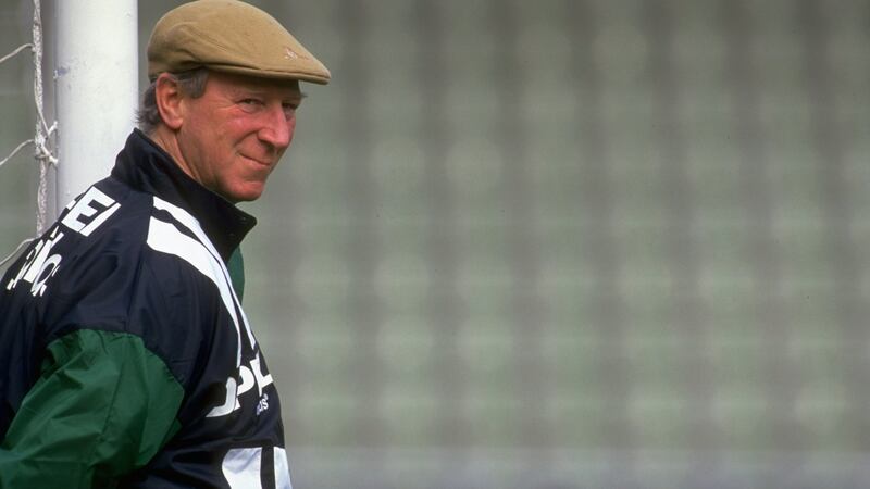 Ireland manager Jack Charlton during a World Cup match in the USA in 1994. File photograph: Allsport