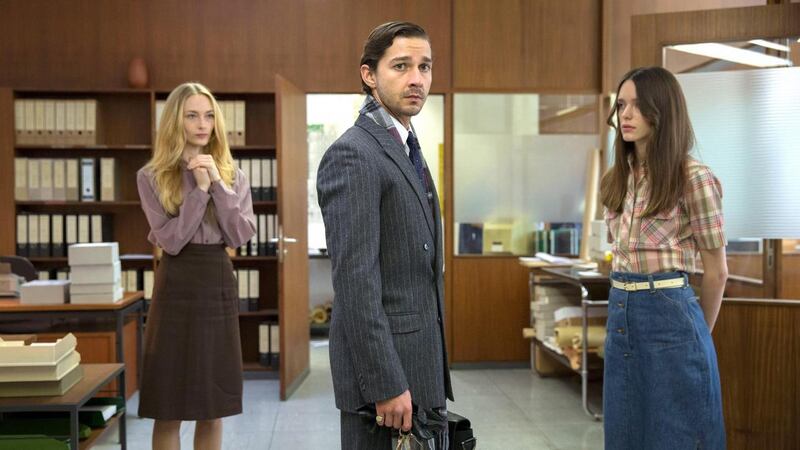 Art house: Felicity Gilbert, Shia LaBeouf and Stacy Martin in Nymphomaniac: Volume I