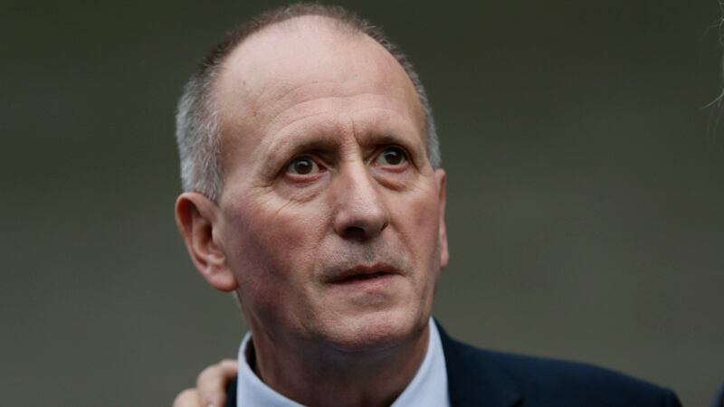 British cave expert Vernon Unsworth pictured outside US District Court on Friday after he lost his defamation case. Photograph: AP Photo/Damian Dovarganes