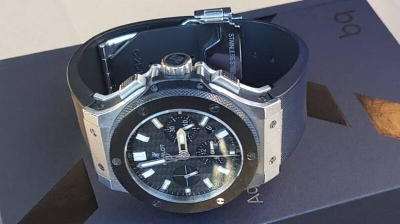 A watch seized by Cab. Photograph: An Garda Síochána