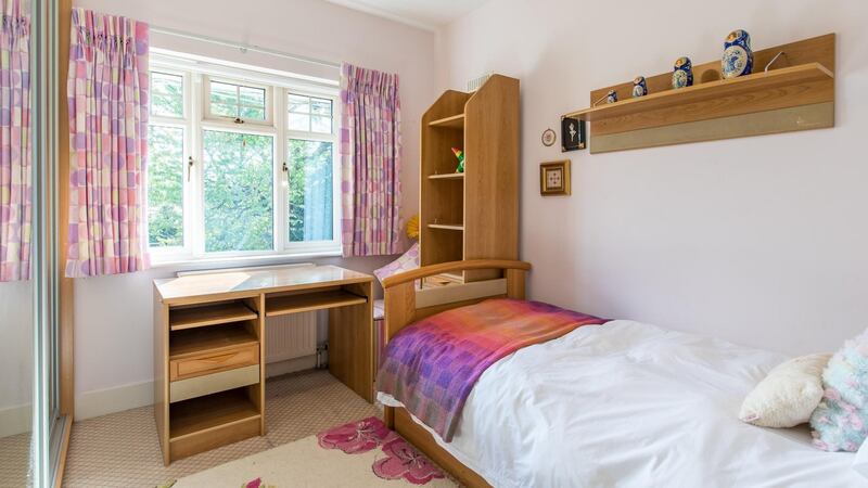 All of the bedrooms are bright and have garden views.