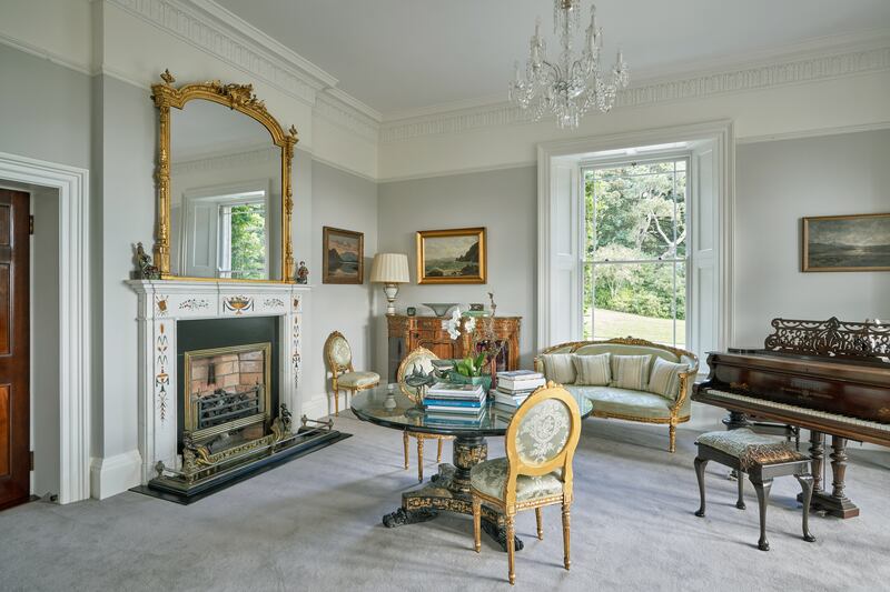Second reception room. Photograph: Gareth Byrne Photography