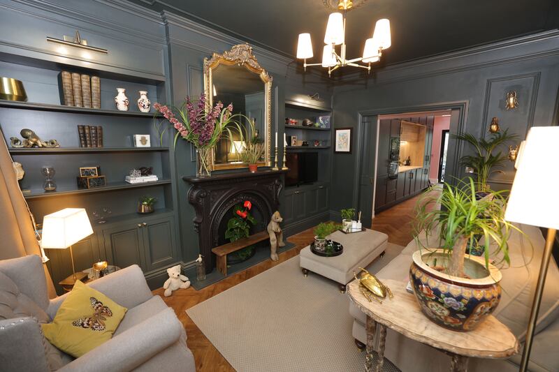 'Veronica Moran Interiors encouraged me to be bold with the colours and decor of the sittingroom and I absolutely love it.' Photograph: Alan Betson