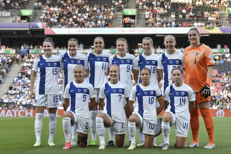 Finland competed at Euro 2022, a competition Ireland missed due to heartbreak against Ukraine in 2022. Photograph: Vince Mignott/EPA 