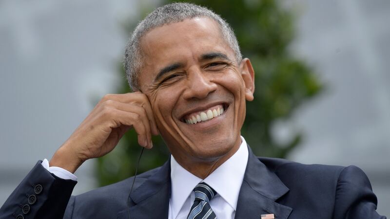 Former US president Barack Obama in Germany this month. Photograph: Clemens Bilan/EPA