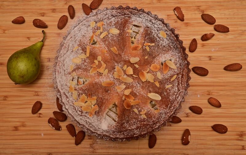 Daniel Duckett's Lazy Claire Tarte Bourdaloue. Photograph: Colm Lenaghan/Pacemaker