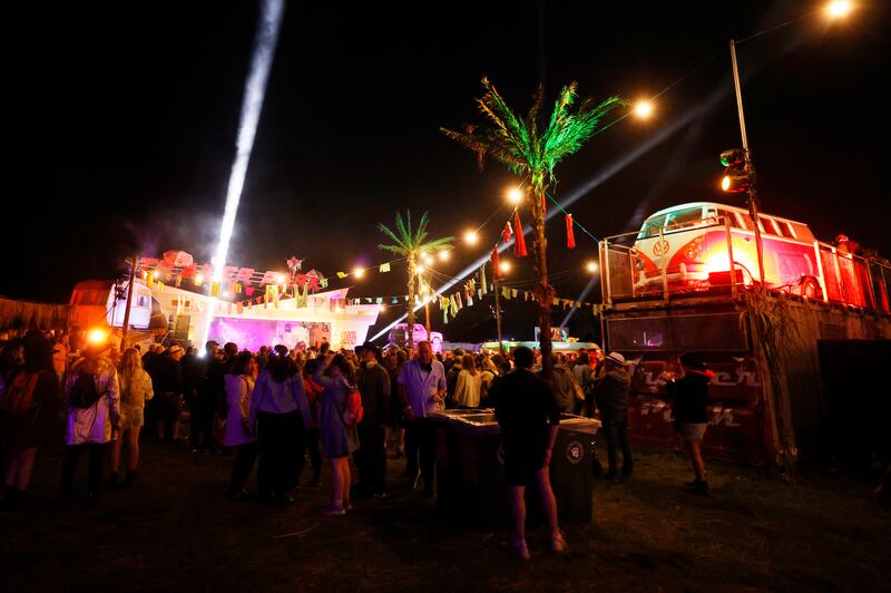 Electric Picnic: Luna Boys perform at the Trailer Park. Photograph: Alan Betson