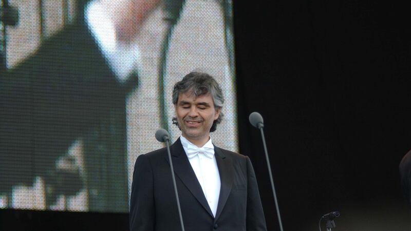 Andrea Bocelli will perform at the Festival of Families in Croke Park on Saturday night at which 80,000 people are expected. Photograph: Brian Bateson/Provision