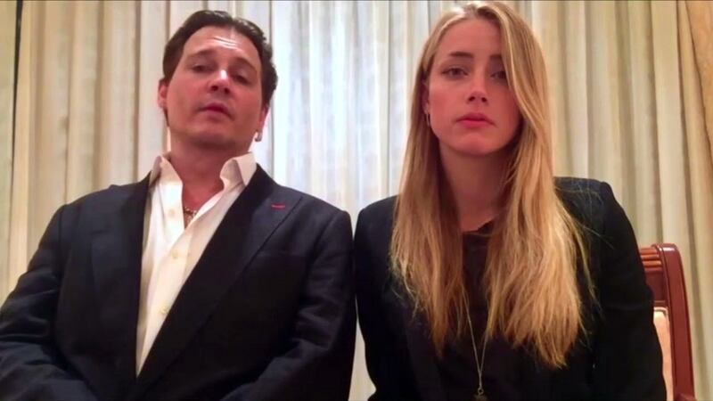 Tim Burton and Amber Heard in their ‘insincere’ video apologising for illegally bringing their dogs into Australia