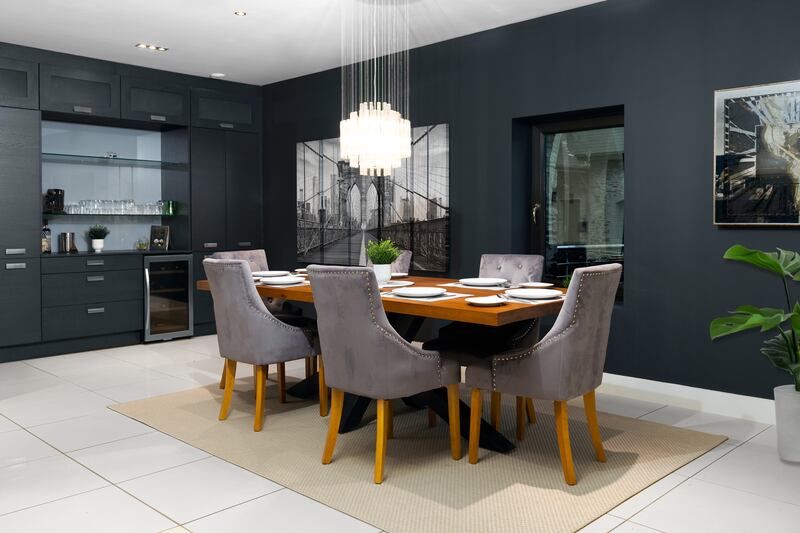 Dining area. Photograph: James Osborne