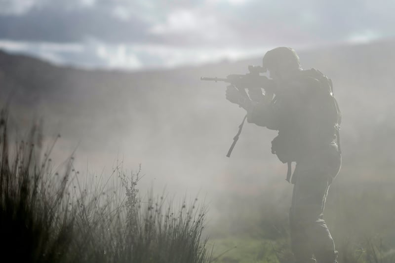 The Mission Readiness Exercise, was held in the Glen of Imaal, Co Wicklow. Photograph: Chris Maddaloni