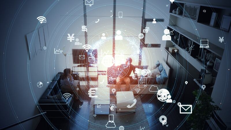 Smart home concept. IoT (Internet of Things).