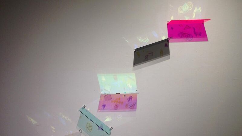 Lucy McKenna, A Soft Whistling, acrylic and vinyl, 2017