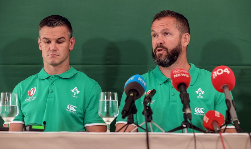 Versatility is a virtue in Andy Farrell's World Cup squad. Photograph: Dan Sheridan/Inpho