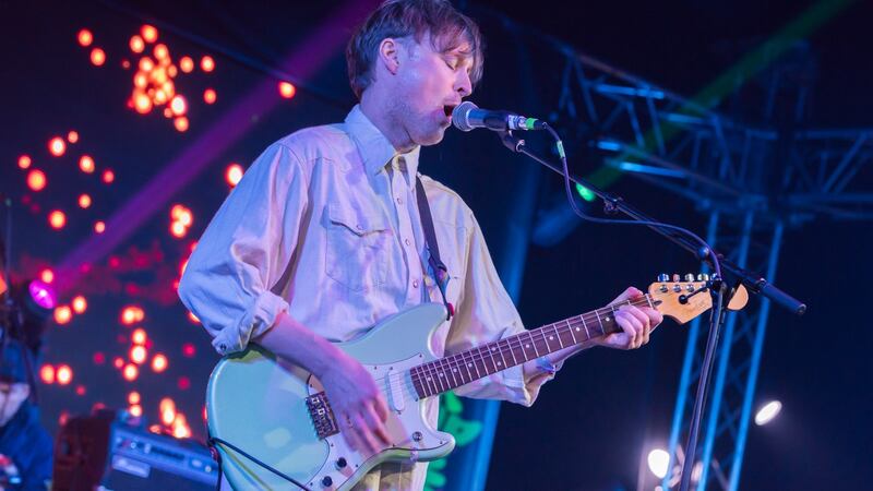 Django Django frontman and Derry native Vincent Neff.  Photograph: Robin Little/Redferns