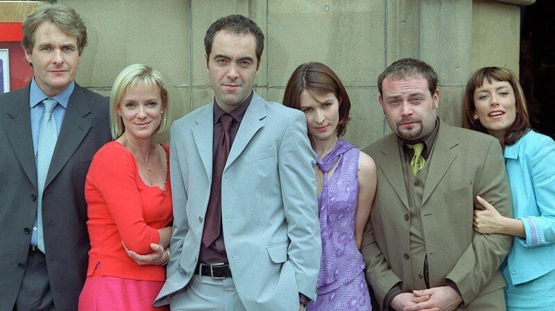 The original Cold Feet cast, with Helen Baxendale. Photograph: Granada TV