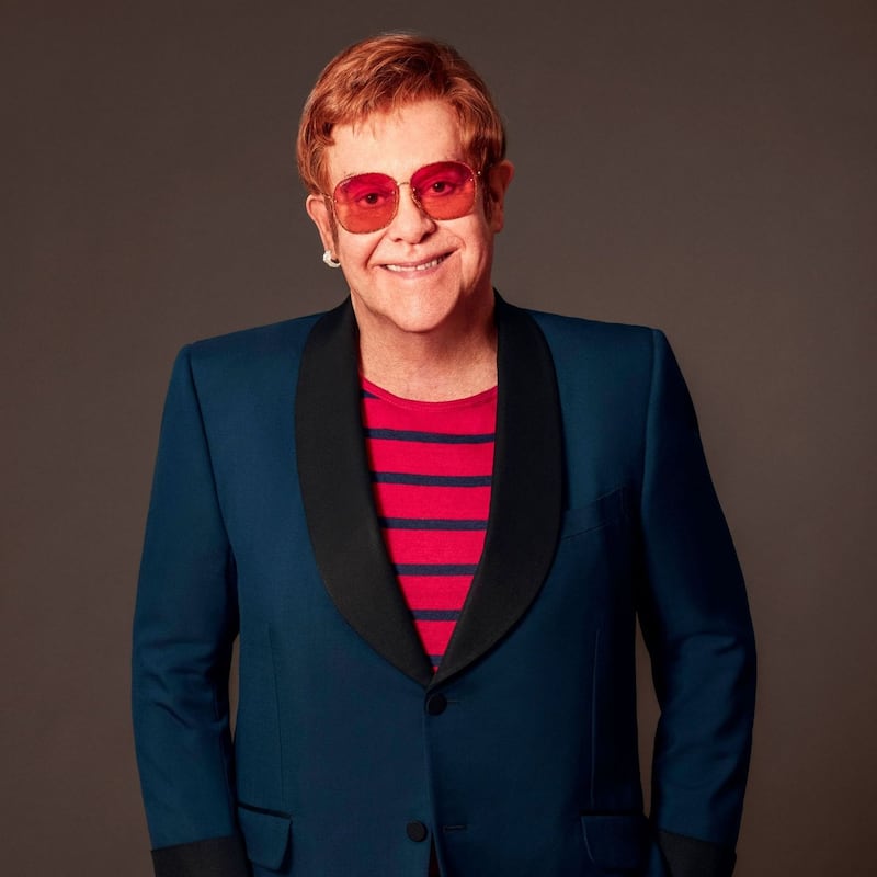 Elton John. Photograph: Gregg Kemp/Interscope/Universal