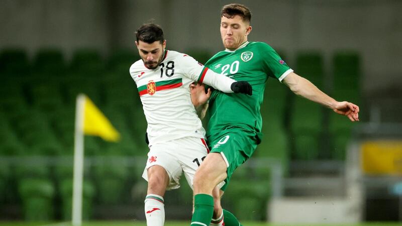Dara O’Shea has been one of the success stories in Stephen Kenny’s first campaign as Ireland manager . Photograph: James Crombie/Inpho