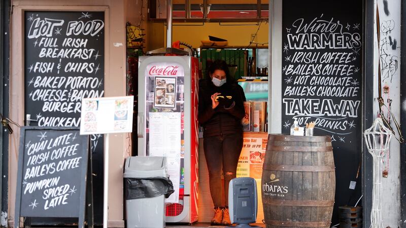 Thais Correia in Dublin’s Temple Bar. Photograph: Nick Bradshaw