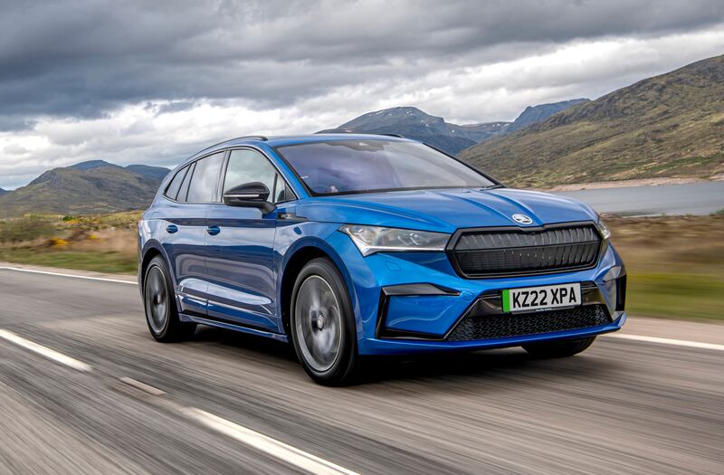 Skoda Enyaq. Photograph: PA