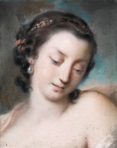 A Female Head by Rosalba Carriera. Photograph copyright National Gallery of Ireland