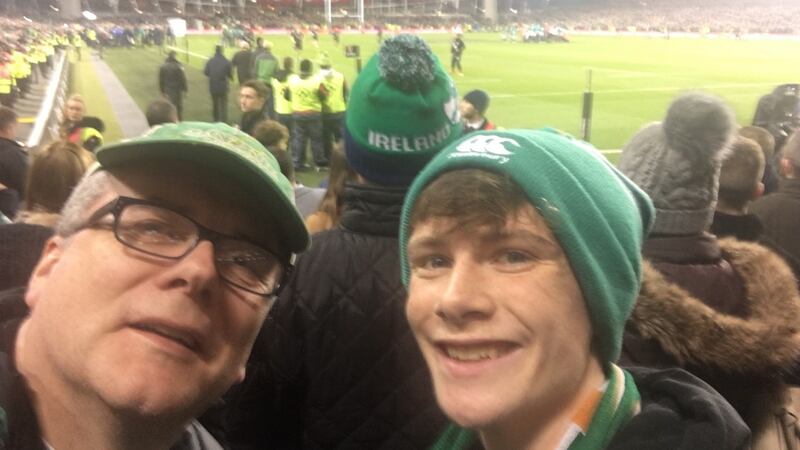 Kevin Devlin (Aviva): I took my son Owen to the game for his 16th birthday. For us both, it was our first time to the Aviva.   “It doesn’t get much better than this Owen,” I said at the end!