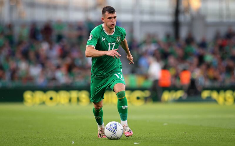 Jason Knight: the Bristol City and Republic of Ireland midfielder says confidence remains high that Ireland can secure a positive result in Paris. Photograph: Ryan Byrne/Inpho