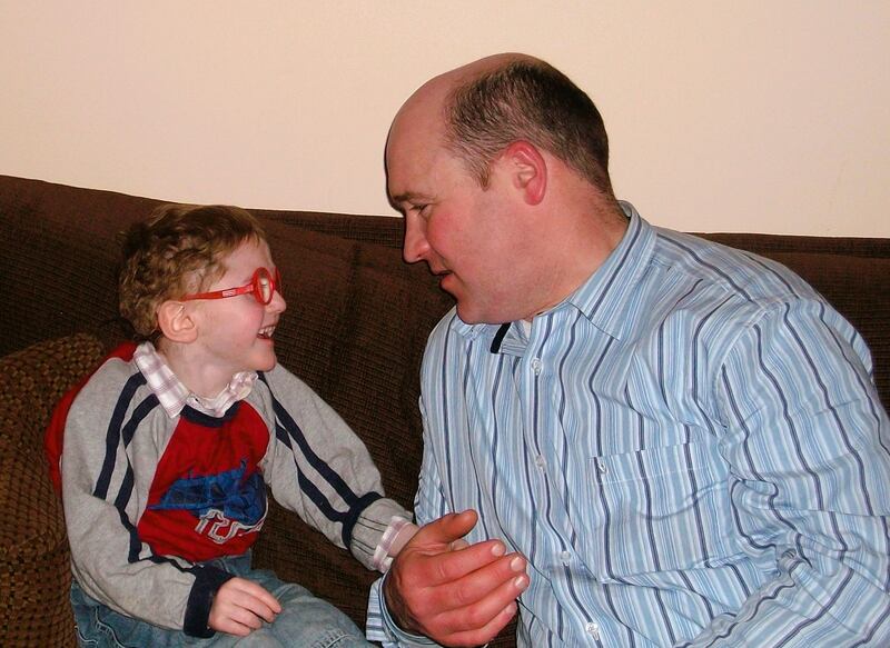 Kevin with Kevin jnr Loftus (Mairéad's brother)