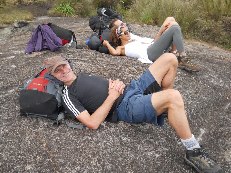 Dom on a hiking trip in the Serra dos Órgãos. Photograph: Tom Hennigan