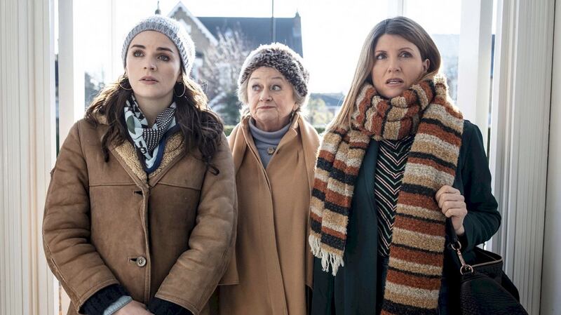 Aisling Bea, Sorcha Cusack and Sharon Horgan in This Way Up