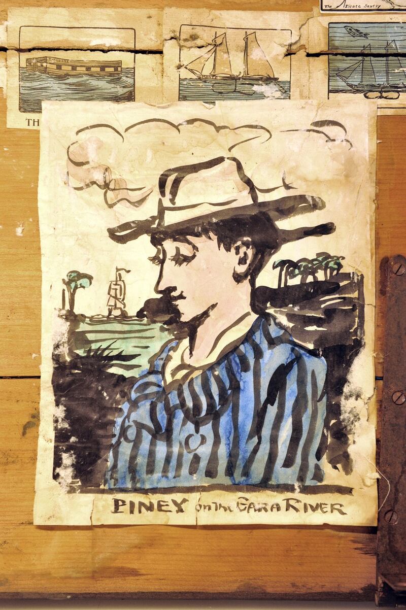 Piney on the Gara River by Jack B Yeats  was found in a donation to the Model Arts Centre in Sligo. Photograph: Heike Thiele