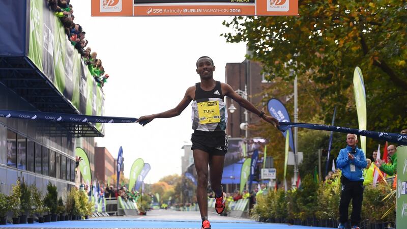 Dereje Debele Tulu won the Dublin marathon by more than two minutes on Sunday. Photograph: Sportsfile