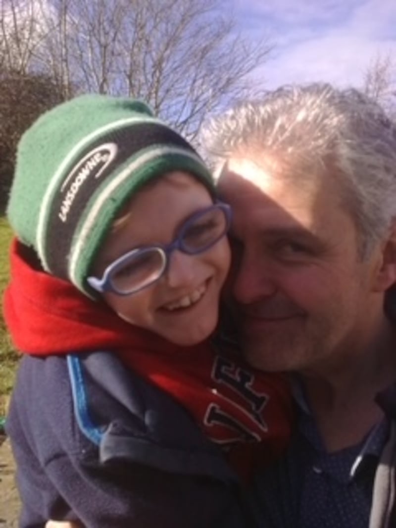 Kevin with his uncle Steve