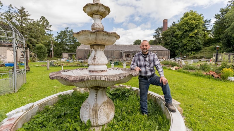 Robin Maharaj  at Kilkenny Architectural Salvage and Antiques. Photograph: Dylan Vaughan