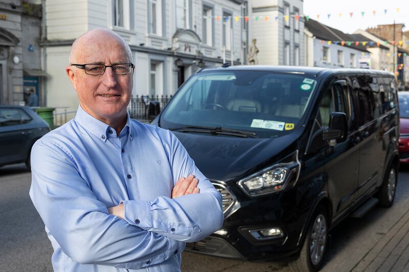 Joe Ormonde outside Clonmel Town Hall on Parnell Street. Photograph: John D Kelly