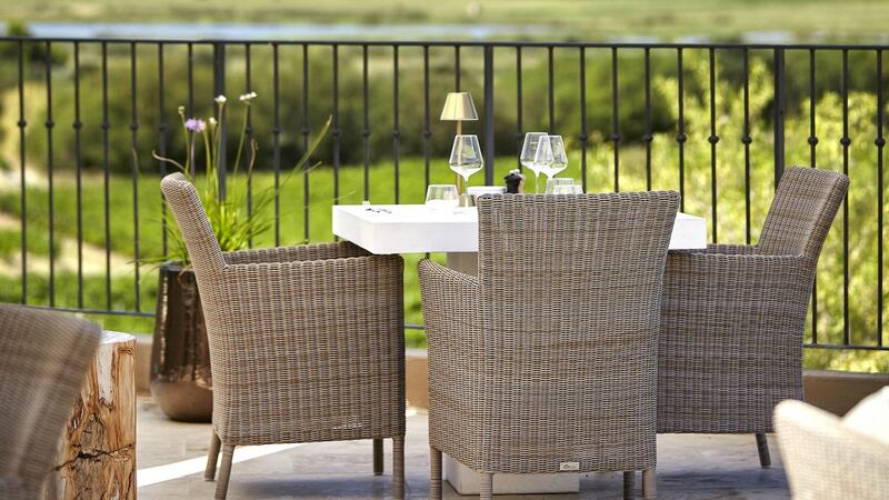 Asado terrace dining