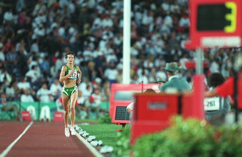 After years of progress, things suddenly started to unravel for Sonia O'Sullivan in 1996 at the Atlanta Olympics. Photograph: Inpho