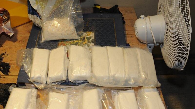Drugs worth more than €1 million were also seized. Photograph: An Garda Síochána/Facebook