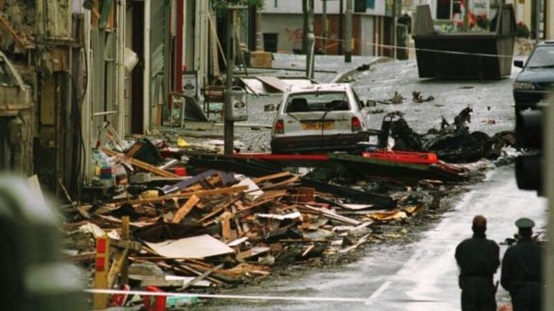 The aftermath of the bombing in 1998. Photograph: Frank Miller/The Irish Times