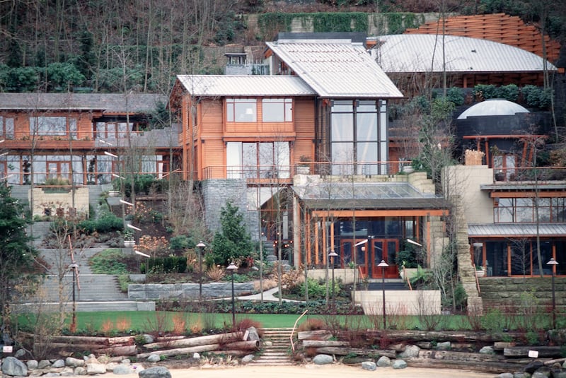 Bill and Melinda Gates’s house in Seattle, which has been dubbed Xanadu 2.0. Photograph: Ted Soqui/Corbis via Getty