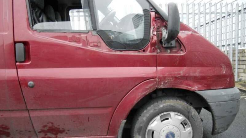 The insured vehicle of Adam Lipper, which was involved in the collision.