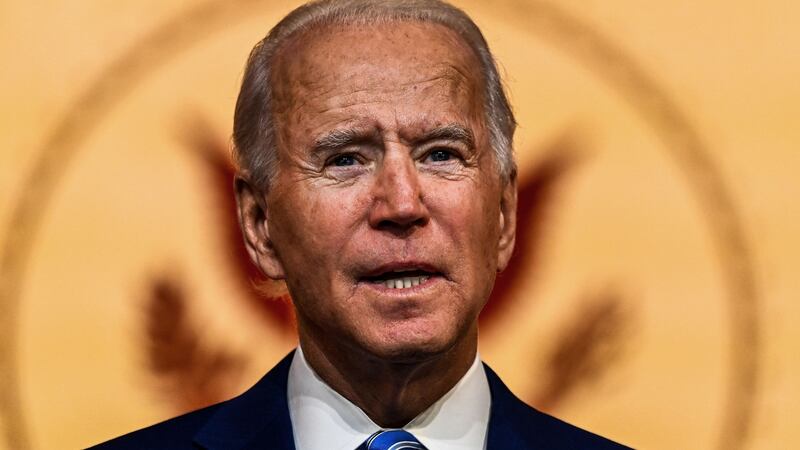 President-elect Joe Biden welcomed tentative signs on Capitol Hill that a new coronavirus package could be forthcoming. Photograph: Chandan Khanna/AFP/Getty