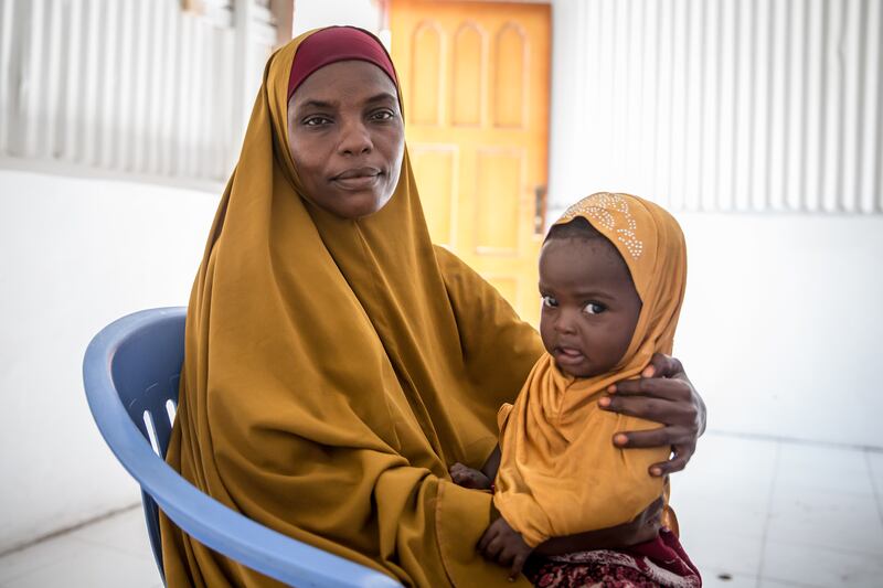 Halima Mohamed Ali (36) has lived in Mogadishu for three years after she was forced to leave her home in Lower Shabelle. Photograph: Sally Hayden