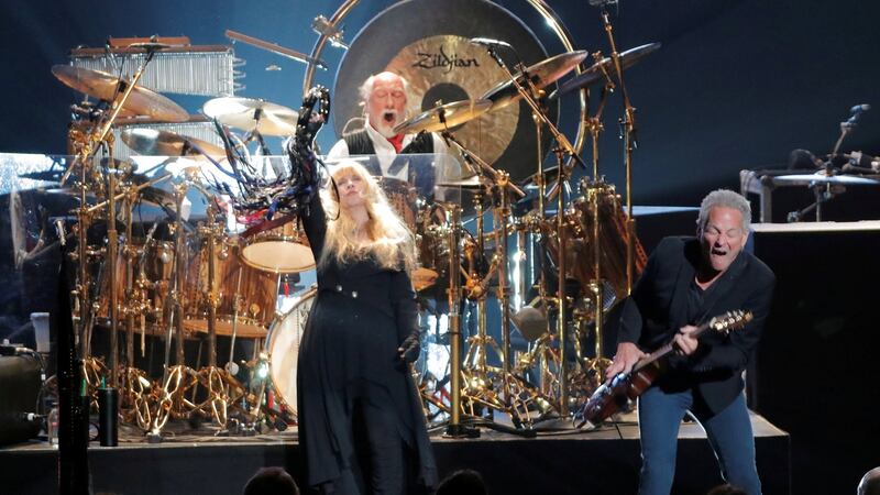 Lindsey Buckingham (right) has parted ways with Fleetwood Mac. Photograph: Andrew Kelly/Reuters