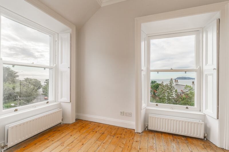 Sea view from the bedroom.