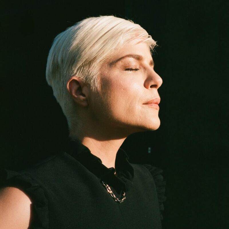 Selma Blair: ‘My son was worried that people would see me this way and talk behind my back or not give me a job.’ Photograph: Magdalena Wosinska/The New York Times