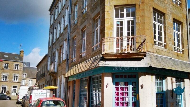 Townhouse tearooms in Normandy, France