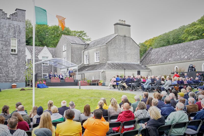 Taoiseach Micheál Martin officiated at the commemoration marking the 250th anniversary of the birth of Daniel O’Connell. Photograph: Maurice Gunning