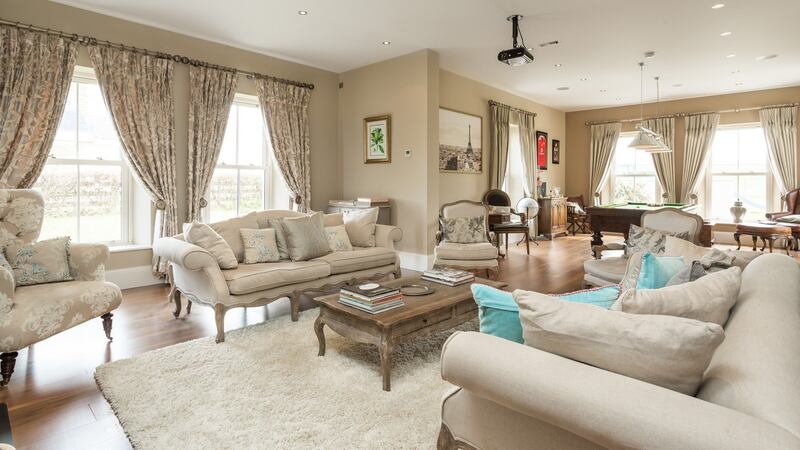 “While the house looks very large from the exterior, the open plan layout of the main reception rooms actually makes it very homely”